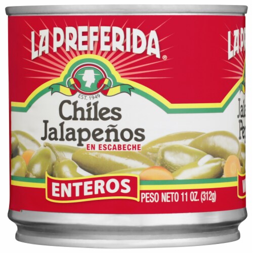 La Preferida® Hot Marinated Whole Jalapeno Peppers Perspective: left