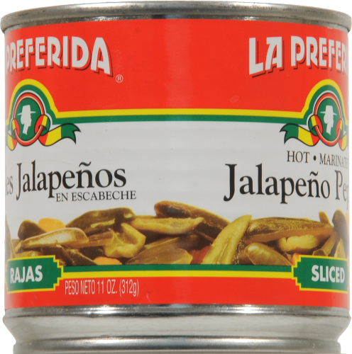 La Preferida Sliced Hot Jalapeno Peppers Perspective: left