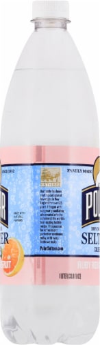 Polar® Ruby Red Grapefruit Flavored Seltzer Bottled Water Perspective: left