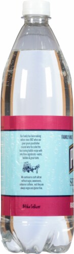 Polar® Raspberry Lime Flavored Seltzer Bottled Water Perspective: left