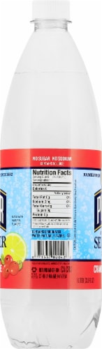 Polar® Cranberry Lime Flavored Seltzer Bottled Water Perspective: left
