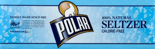 Polar® Original Seltzer Water Cans Perspective: left