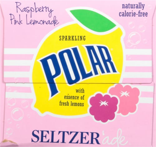 Polar® Raspberry Lemonade Seltzer Perspective: left
