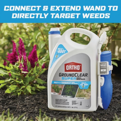 Ortho GroundClear Super 1 Gal. Weed & Grass Killer with Comfort Wand 4652705 Perspective: left