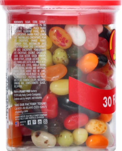 Jelly Belly 30 Flavors Jelly Beans Can Perspective: left