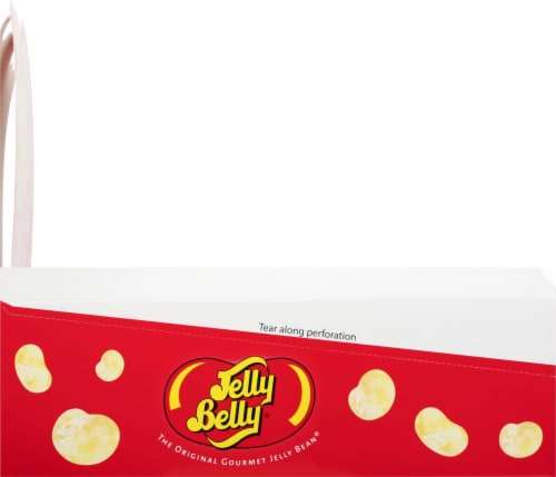 Jelly Belly Popcorn Box Perspective: left