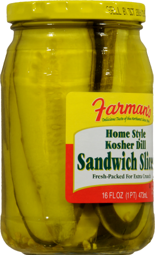 Farman's Kosher Dill Sandwich Slicers Perspective: left