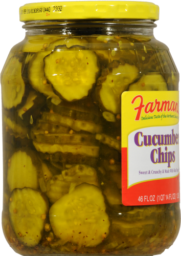 Farman's Cucumber Chips Perspective: left