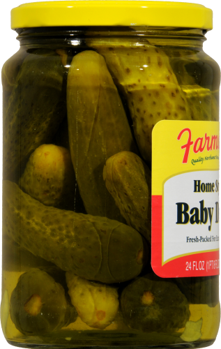 Farman's Home Style Baby Dill Pickles Perspective: left