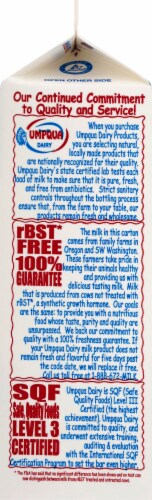 Umpqua Dairy 2% Milk Perspective: left