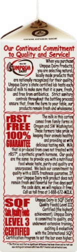 Umpqua Dairy Chocolate Milk Perspective: left