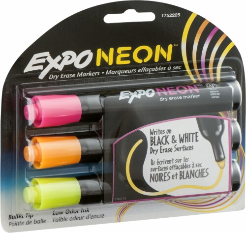 Expo® Neon Dry Erase Markers, 3 pk - Kroger