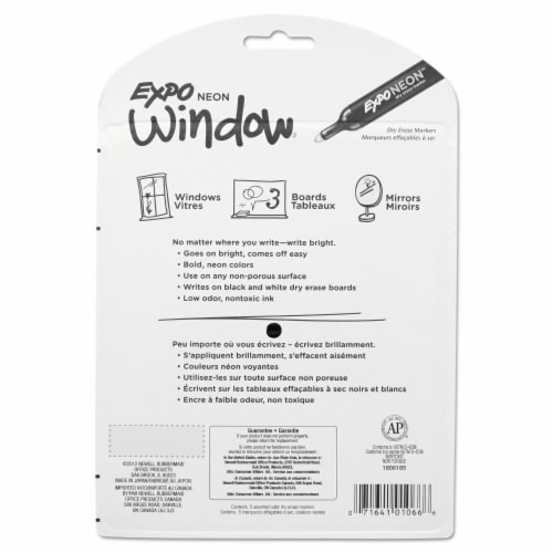 Expo Neon™ Window Dry Erase Markers Perspective: left