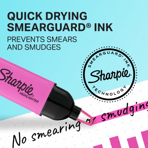 Sharpie® Highlighter, Clear View Highlighter, Assorted, 3 Count Perspective: left