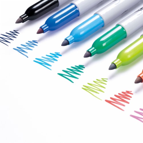 Sharpie® Color Burst Permanent Markers, Aaron Rodgers Special Edition, 24 Count Perspective: left
