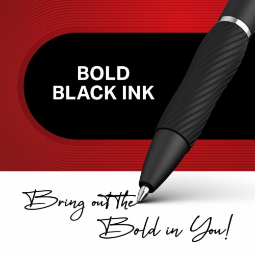 Sharpie® S-Gel, Gel Pens, Medium Point (0.7mm), Black Ink Gel Pen, 2 Count Perspective: left