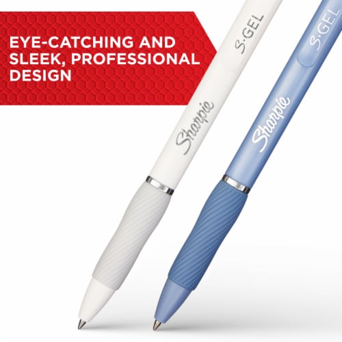 Sharpie® S-Gel™ Comfort Grip Gel Pen - Black Perspective: left