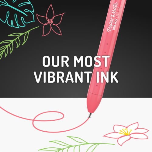Paper Mate® InkJoy® Bright Pens, Gel Pens, 6 Count Perspective: left