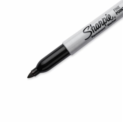 Sharpie® Fine Point Permananet Markers - Black Perspective: left
