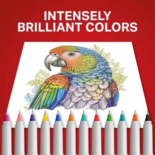 Sharpie® Permanent Markers, Ultra Fine Point, Classic Colors, 8 Count Perspective: left