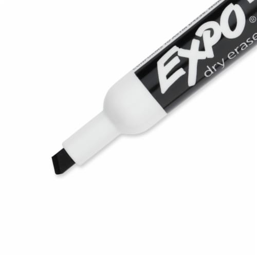 Expo® Chisel Tip Bold Color Dry Erase Marker - Black Perspective: left