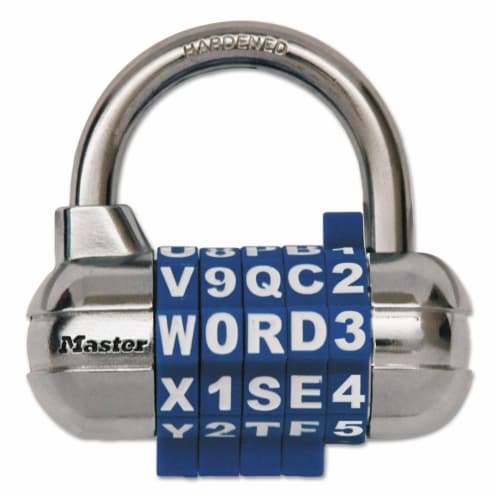 Master Lock Steel Bike & Locker Combination Lock Perspective: left