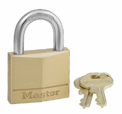 Master Lock® Brass Keyed Padlock Perspective: left
