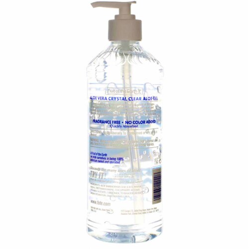 Fruit Of The Earth® Unscented Aloe Vera Gel Perspective: left