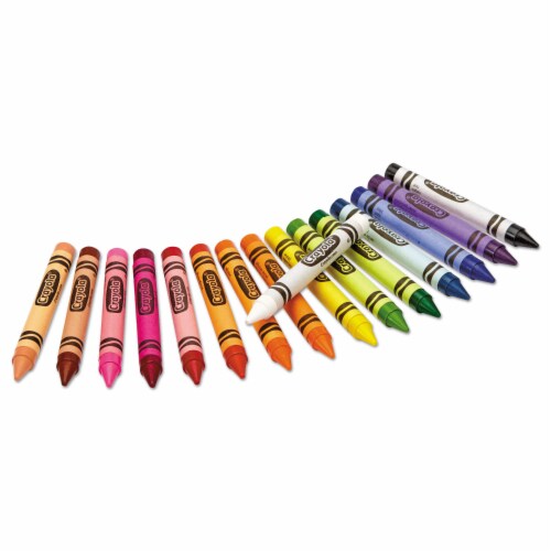 Crayola Large Crayons, Lift Lid Box, 16 Colors/Box 520336, 1 - Ralphs