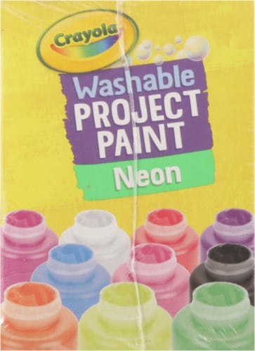 Neon Paints, 10 Count Kids Washable Paints, Crayola.com