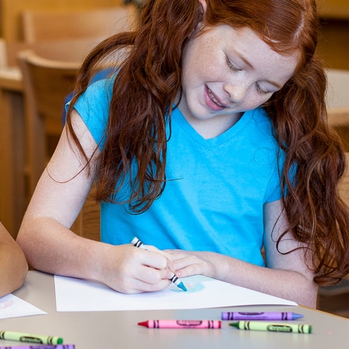 Crayola® Washable Crayons Perspective: left