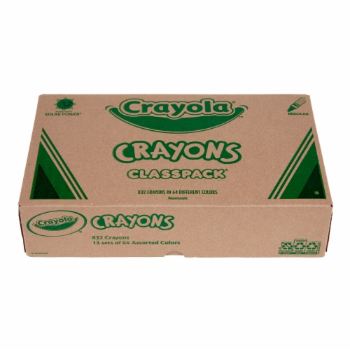 Crayola 64-Color Crayon Classpack - Assorted - 832 / Box Perspective: left