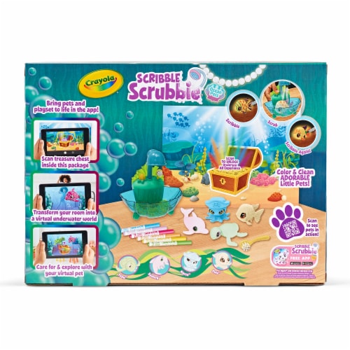 Crayola® Scribble Scrubbie® Glow Ocean Lagoon Perspective: left