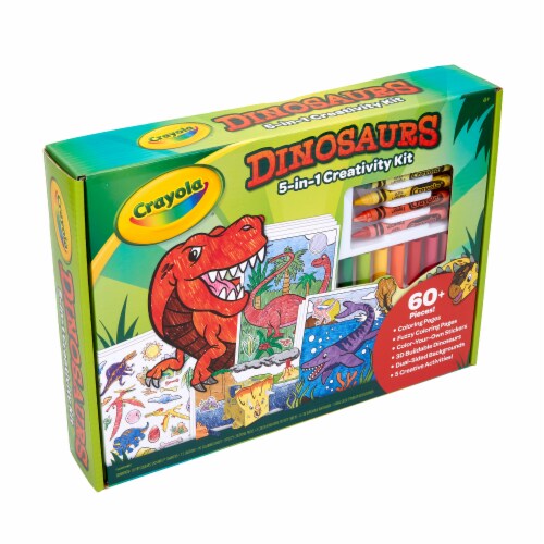 Crayola® Dinosaurs 5-in-1 Creavity Kit Perspective: left