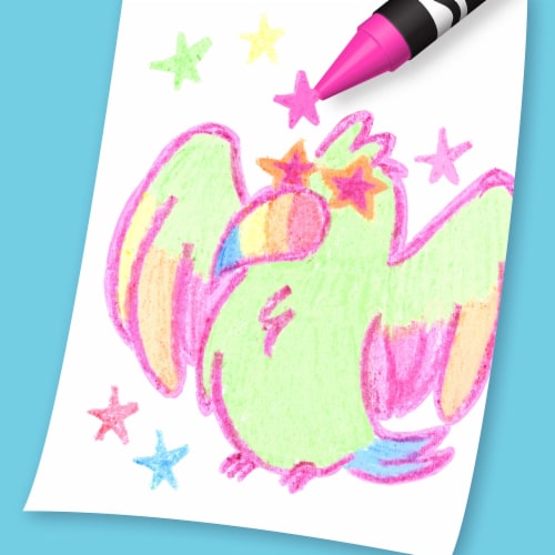 Crayola® Neon Crayons - Assorted Perspective: left