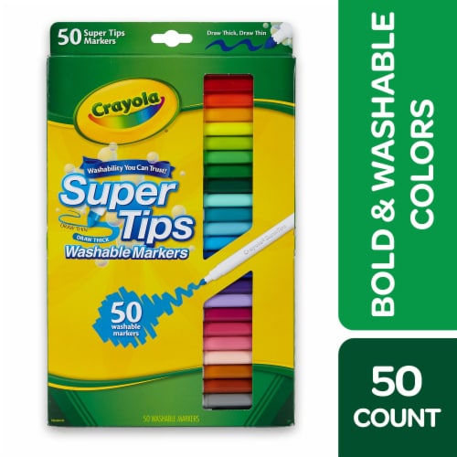 Crayola 20 Super Tips Washable Markers, 1 - Kroger