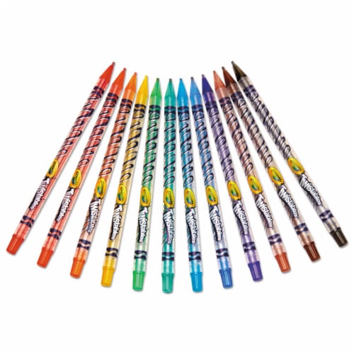 Crayola 18 Twistable Vibrant Coloured Pencils