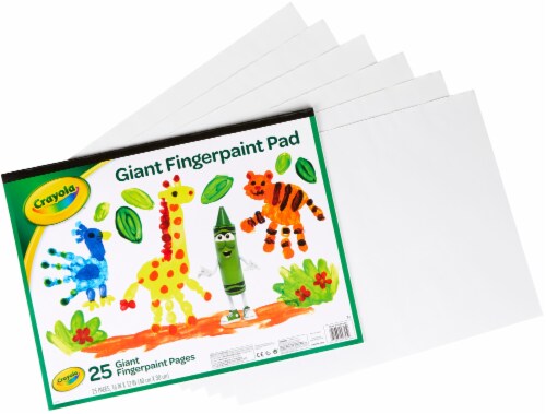 Crayola Giant Fingerpaint Paper Pad Perspective: left