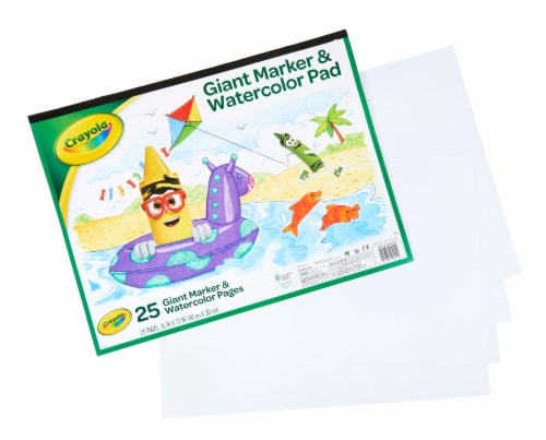 Crayola Giant Marker & Watercolor Pad Perspective: left
