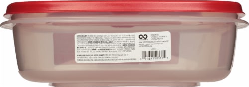 Rubbermaid Easy Find Lids Food Storage Container, 1.5 Gallon, Racer Red