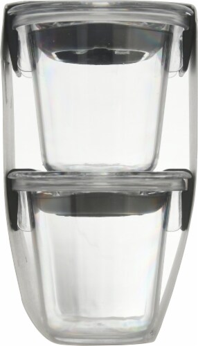 Rubbermaid® Brilliance™ Stainshield Plastic Containers - 2 Pack Perspective: left