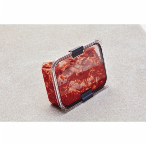 Rubbermaid® Brilliance™ 9.6-Cup Large Food Storage Container Perspective: left