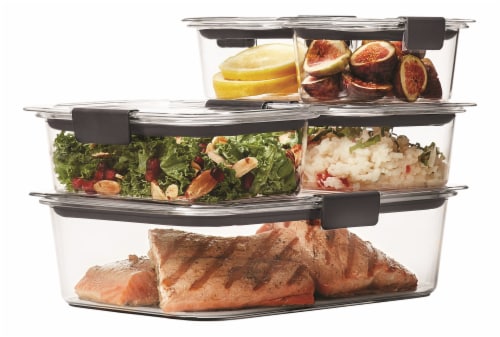 Rubbermaid® Brilliance Container Set - Clear Perspective: left