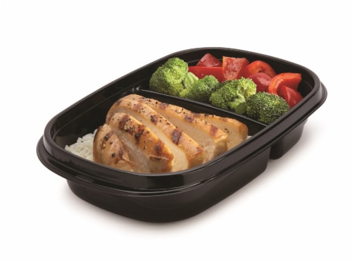 Rubbermaid® Take Alongs® Meal Prep Rectangular Food Storage Containers Perspective: left