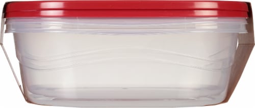 Rubbermaid® TakeAlongs® Square BPA-Free Plastic Snap Seal Food Storage Container - 2 pack Perspective: left