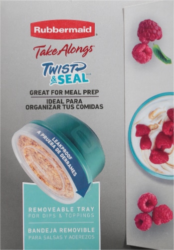 Rubbermaid® Take Alongs® Twist & Seal Containers and Lids, 3 pk