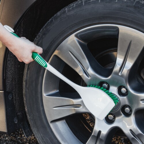 Libman Long Handle Scrub Brush Perspective: left