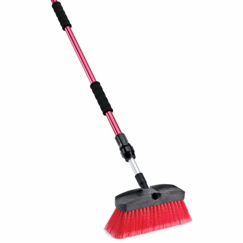 Libman® High Power® Vehicle Brush - Red/Black Perspective: left