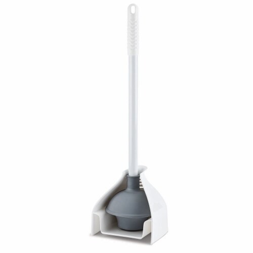 Libman® Premium Toilet Plunger and Caddy Perspective: left