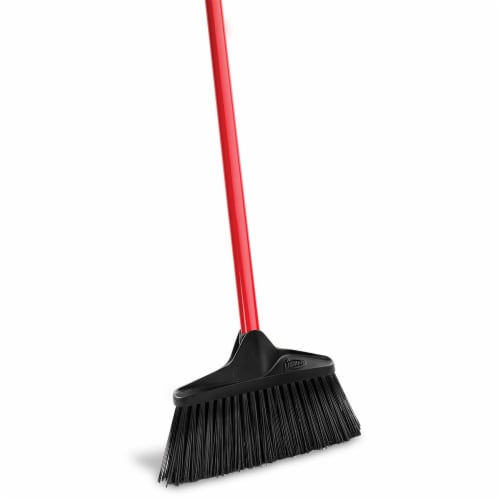 Libman® High Power Lobby Broom - Red/Black Perspective: left